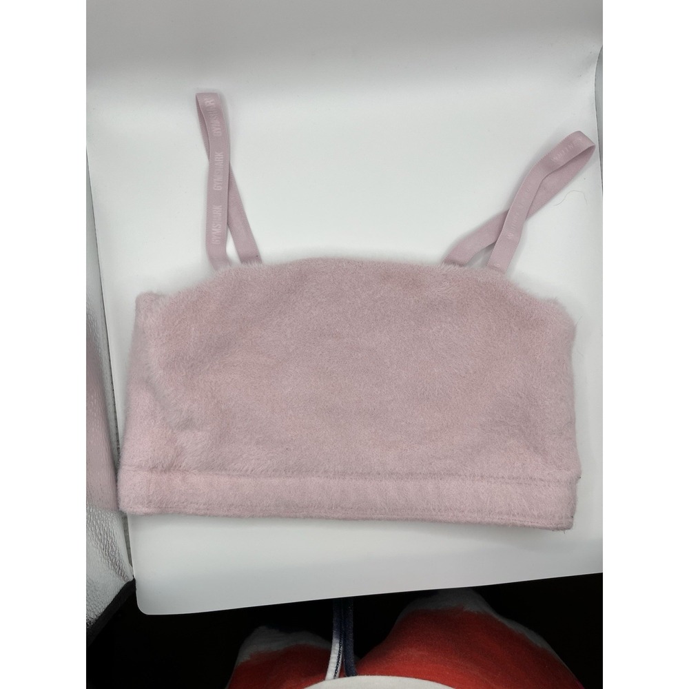 Gymshark Whitney Simmons Eyelash Knit Bralette Lavender Purple Medium Loungewear